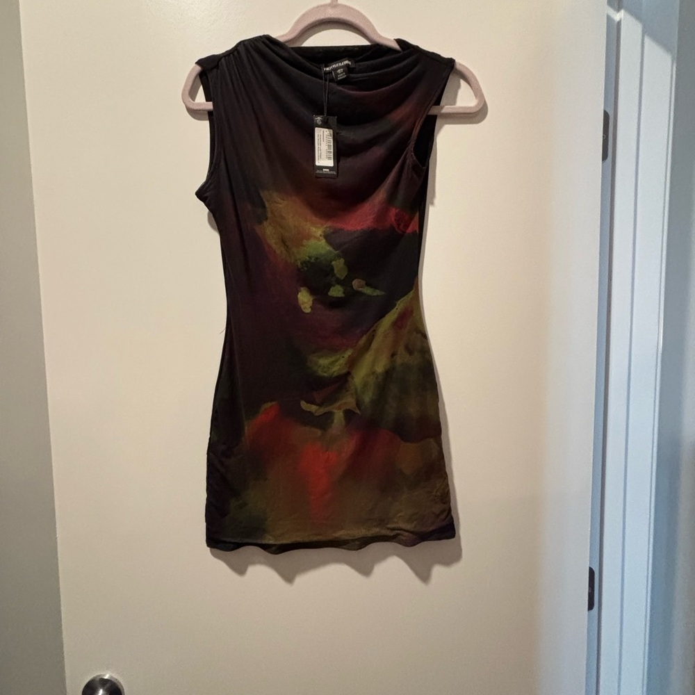 PrettyLittleThing fitted mesh dress